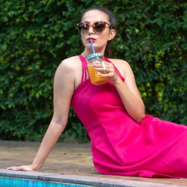 Enrico Lilac Sunglass 3032 Brown