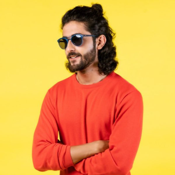 Enrico Pompon Sunglass 3014 Blue