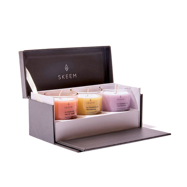 Entryways Aura Citronella Mini Candle Trio Gift Set