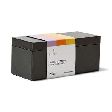 Entryways Aura Citronella Mini Candle Trio Gift Set