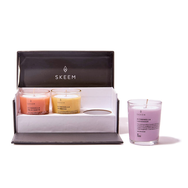 entryways Aura Citronella Mini Candle Trio Gift Set