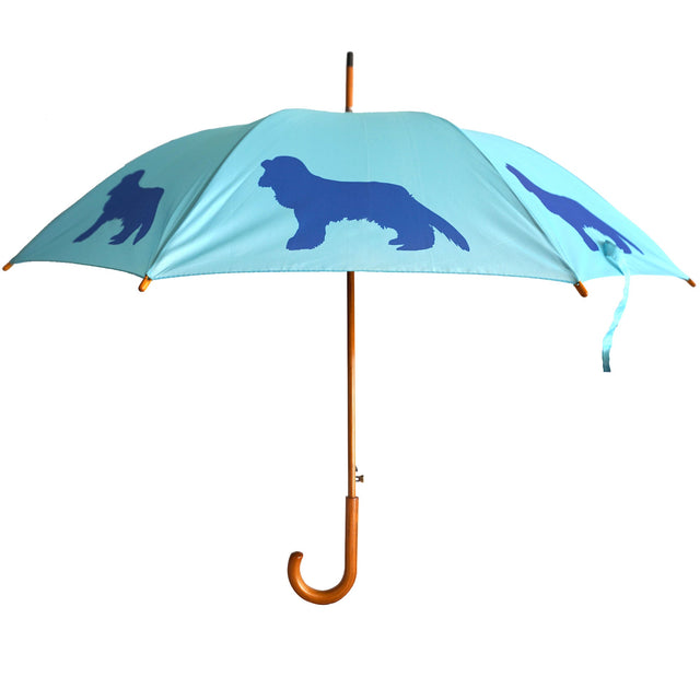 entryways Blue Umbrella Featuring Blue Cavalier King Charles Spaniel