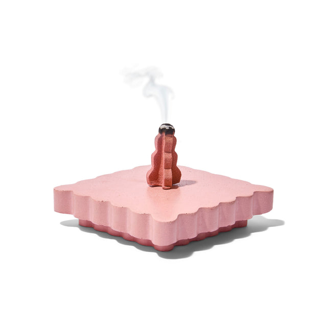 entryways Cinder Citronella Incense Cones with Burner Salted Lavender