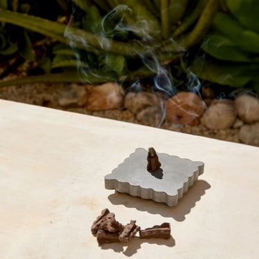 Entryways Cinder Citronella Incense Cones With Burner Santal