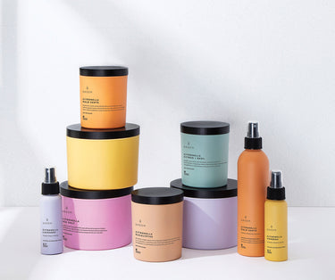 Entryways Citrus & Basil Aura Citronella Triple Wick Candle