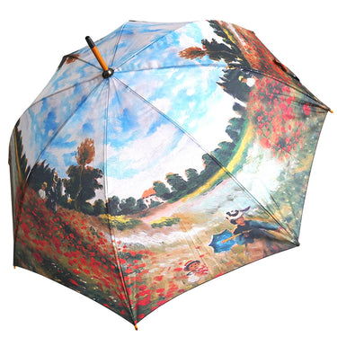 Entryways Claude Monet's Poppy Fields Stick Umbrella