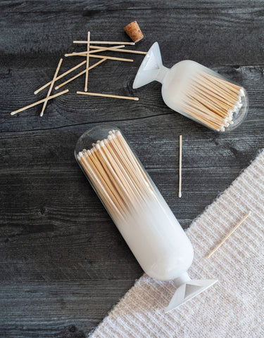 Entryways Cloud Fireplace Match Cloche With Red-Tipped Matches