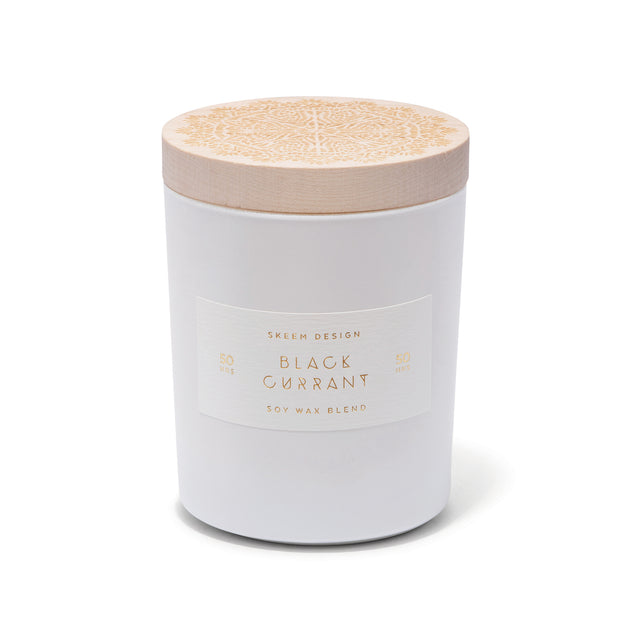 entryways Black Currant Print Block Candle