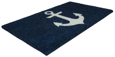 Entryways Blue Anchor Doormat 17"x28"