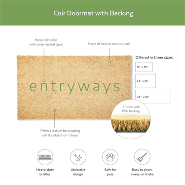 Entryways Borderline Doormat