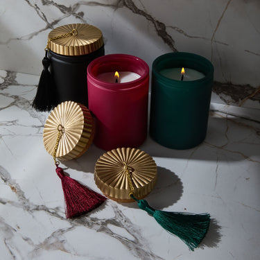 Entryways Chestnuts & Dates Gilded Candle