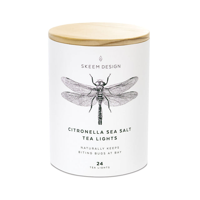 entryways Citronella Sea Salt Tea Lights