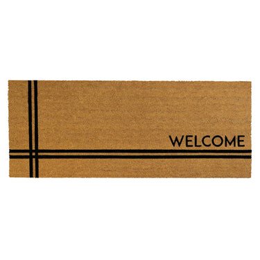 Entryways Crisscross Welcome Doormat
