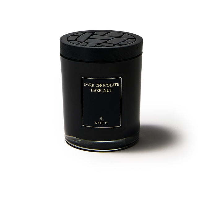 entryways Dark Chocolate Hazelnut Obsidian Candle