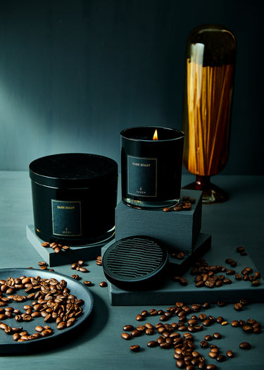 Entryways Dark Roast Obsidian Triple Wick Candle