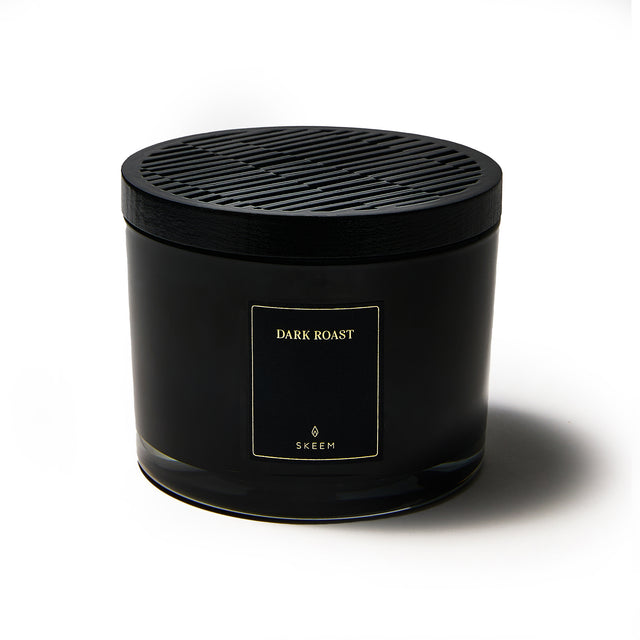 entryways Dark Roast Obsidian Triple Wick Candle