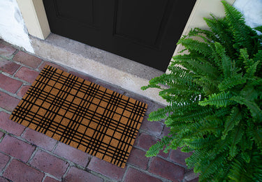 Entryways Fine Plaid Doormat