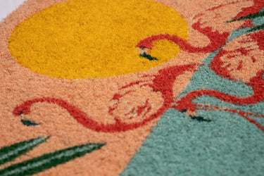Entryways Flamingo Lagoon Doormat 17"x28"