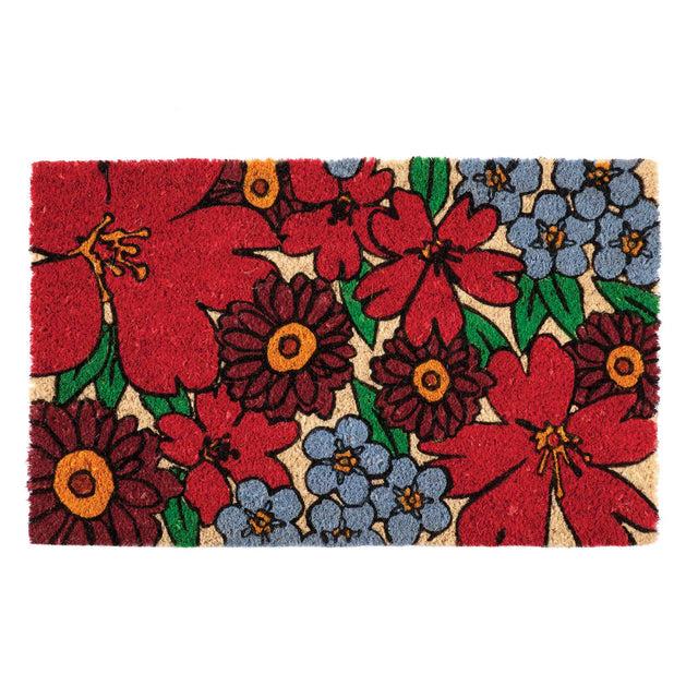 entryways Forget-Me-Nots Doormat 17"x28"