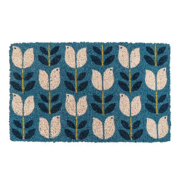 entryways Handmade Doormat - Birds in Bloom 18"x30"