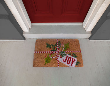 Entryways Handmade Doormat - Gift Of Joy 18"x30"
