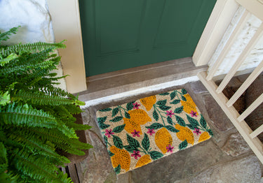 Entryways Handmade Doormat - Lemons 18"x30"