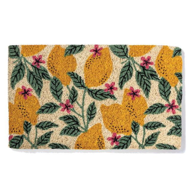 entryways Handmade Doormat - Lemons 18"x30"