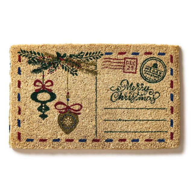 entryways Handmade Doormat - Merry Mailbox 18"x30"
