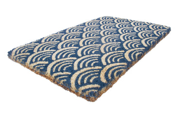 Entryways Handmade Doormat - Scalloped 18"x30"
