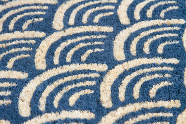 Entryways Handmade Doormat - Scalloped 18"x30"