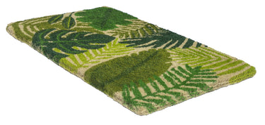 Entryways Handmade Doormat - Tropical Leaves 18"x30"