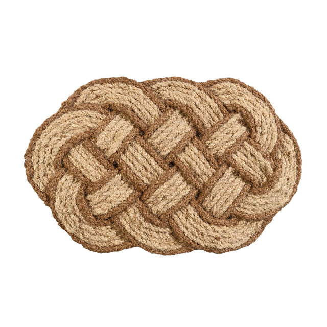 entryways Handwoven Doormat - Braided