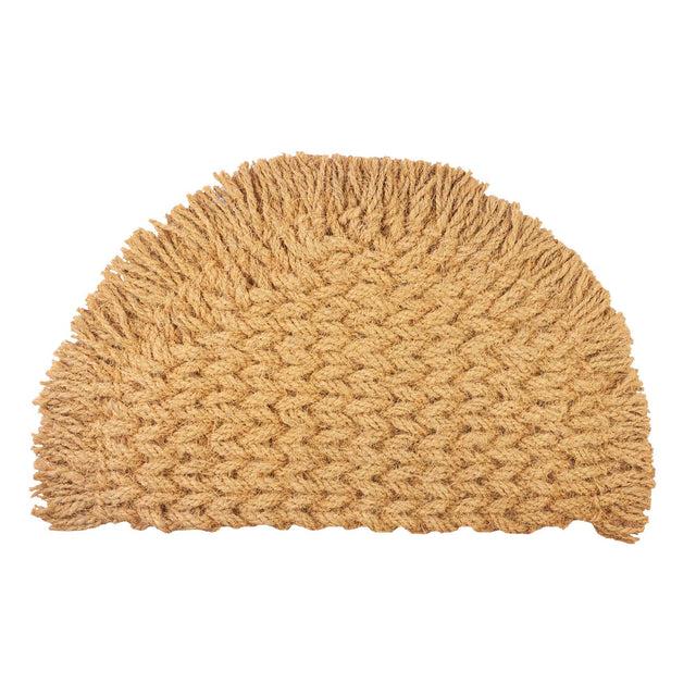 entryways Handwoven Doormat - Sun Half Round