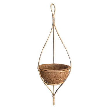 Entryways Hanging Pendant Rattan & Coir Planter