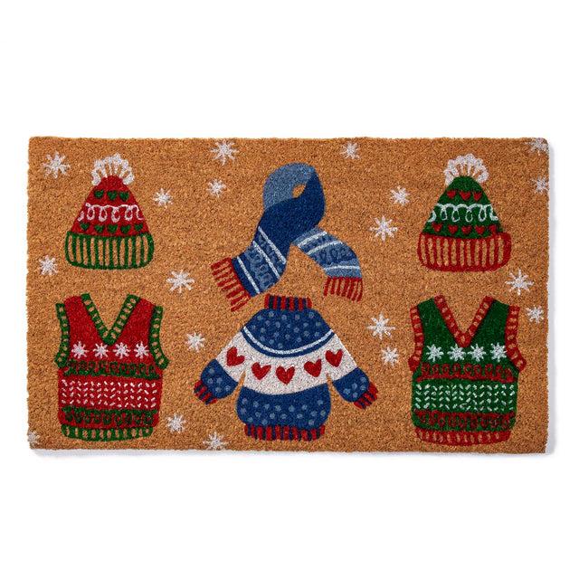 entryways Holiday Sweaters Doormat 17"x28"