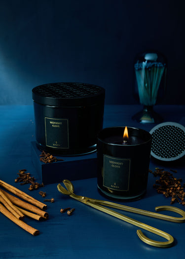 Entryways Midnight Clove Obsidian Candle