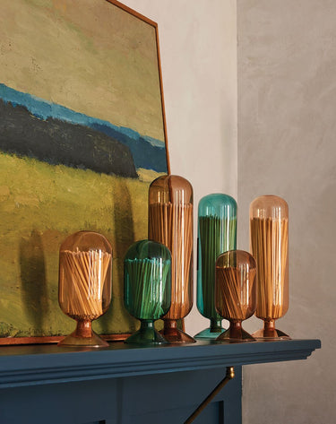 Entryways Mushroom Fireplace Match Cloche