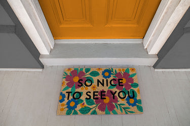 Entryways Nice To See You Doormat 17"x28"