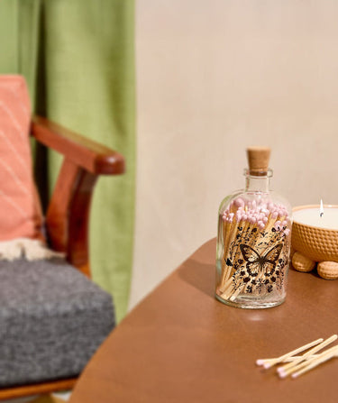Entryways Papillon Apothecary Match Bottle