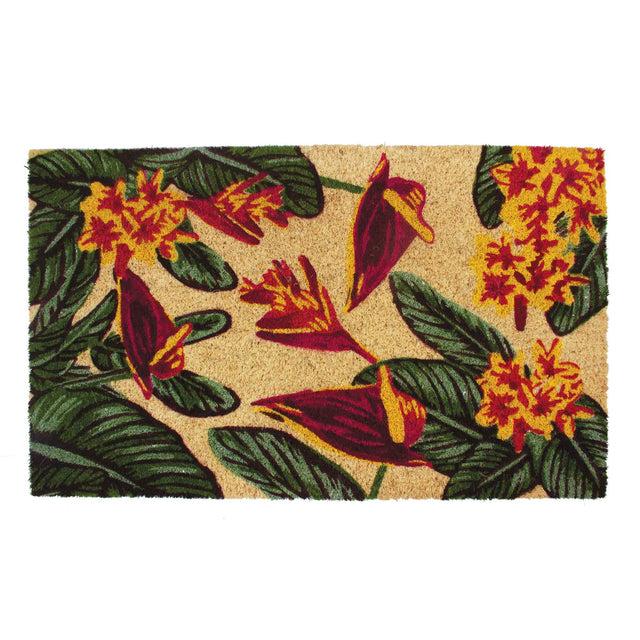 entryways Paradise in Bloom Doormat 17"x28"