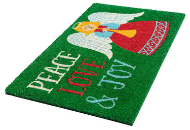 Entryways Peace Love & Joy Doormat 17"x28"