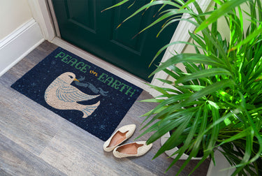 Entryways Peaceful Tidings Doormat 17"x28"