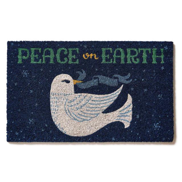 entryways Peaceful Tidings Doormat 17"x28"