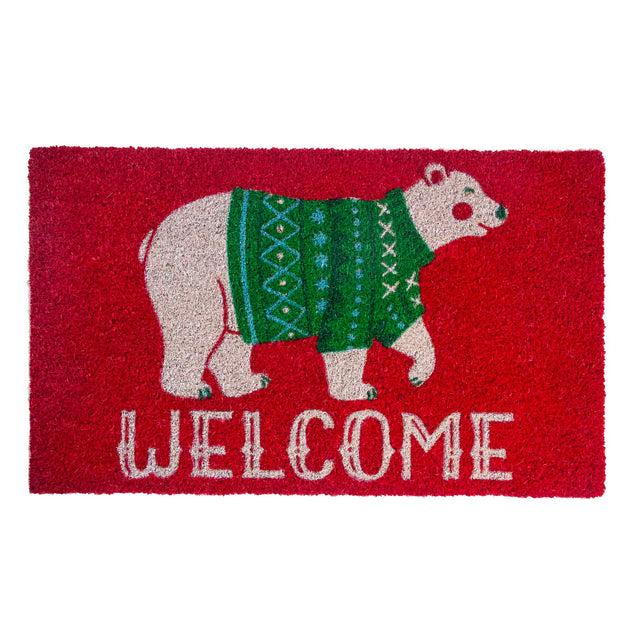 entryways Polar Welcome Doormat 17"x28"