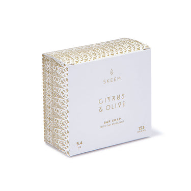 Entryways Print Block Bar Soap Citrus & Olive