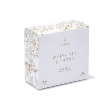 Entryways Print Block Bar Soap White Tea & Thyme