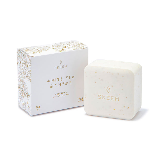 entryways Print Block Bar Soap White Tea & Thyme