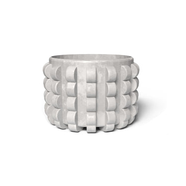 Entryways Ripple Cement Planter