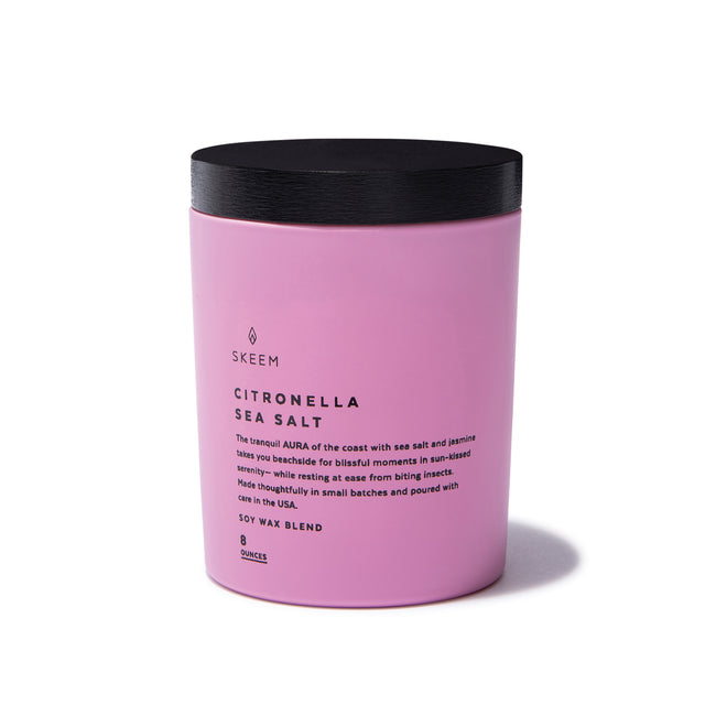 entryways Sea Salt Aura Citronella Candle