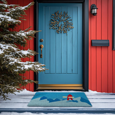 Entryways Snowboarder Dream Doormat 17"x28"